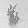 Sitting_pose_render3.PNG Spyro the Dragon sitting / waiting pose (+Keychain version)
