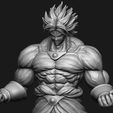 8.JPG Archivo STL Figura de alta calidad de Broly - dragonball FighterZ・Plan imprimible en 3D para descargar