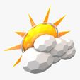 Low-Poly-Sun05.jpg Soleil Low Poly