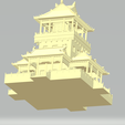 4.png Chinese ancient architecture element universe material 3D print model
