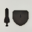 A-nail-hammered-into-a-wall-2.png Terraria Zenith sword on rack (wall decoration)