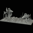 my_project-9.png two perch scenery in underwather for 3d print detailed texture
