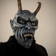 Krampus10.jpg 3D Printed Krampus Mask
