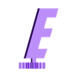 E2, Avengers Logo.STL Avengers Rotating Logo