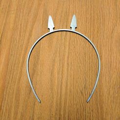 IMG_20170105_161611.jpg Free STL file Totoro Ears Hair Band・3D printable design to download