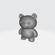 3.png Ourson - modèle 3d