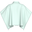 Girls-Flap-Button-Zip-Up-Cape-Jacket_3.png Girls Flap Button Zip Up Cape Jacket | Marvelous / Clo3d / obj / fbx
