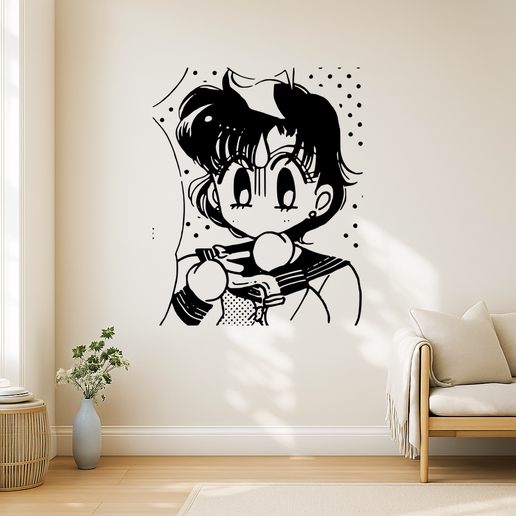 Sailor Moon - Ami Mizuno Studying