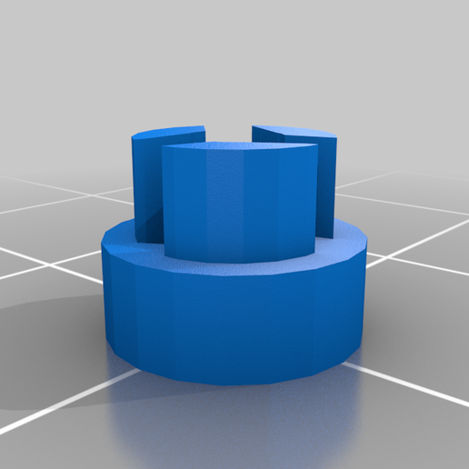 Norelco Series 3000 Razor to HQ56 Blades Adapter 3D model
