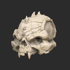 SkullHuge.jpg Fichier STL gratuit Crâne de démon géant・Objet imprimable en 3D à télécharger