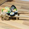 10AF8D43-41A6-4DAD-9E90-89EF0151AA8D.jpeg Sushi Wooden Carriage Plate