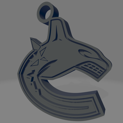 Vancouver-Canucks.png STL file Vancouver Canucks Keychain・Design to download and 3D print