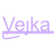 Vejka.stl Name tags for the cup