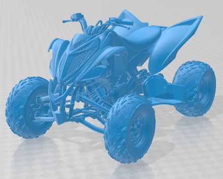 🚗 Yamaha Raptor 700s 2014 Quad Printable・ 3D File for 3D printing・Cults