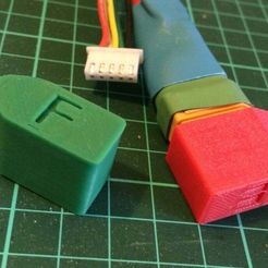 bbb.jpg Archivo STL gratis Tapas de conectores llenos y vacíos XT-90・Plan de impresión en 3D para descargar