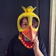 3D-printed-withered-chica-mask.jpg Withered Chica Mask (FNAF / Five Nights At Freddy’s)