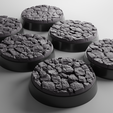 ovw.png 6x 25mm base with cobblestone ground v2 (+toppers)