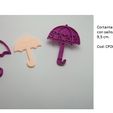 Diapositiva11.JPG Umbrella with bows. Cutter with Stamp
