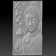 9-BUDDHA-CNC-Relief-Model2.jpg Bouddha Modèle CNC en relief Modèle d'impression 3D