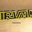 cartel-letrero-musica-grupo-rock-nirvana-3.jpg Nirvana Poster, Sign, Signboard. Logo, band, music, music, rock, concert, concert
