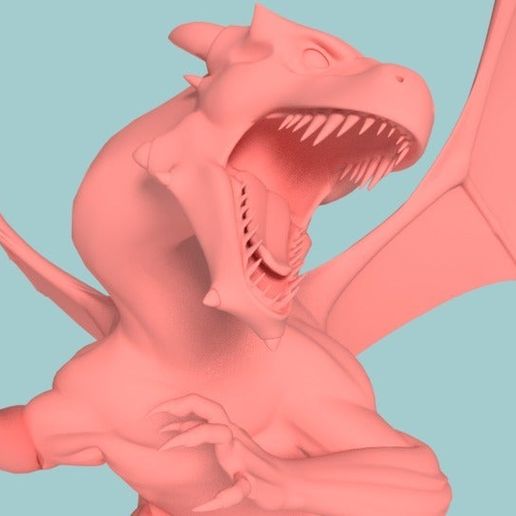 Charizard Realistic Dragon 3D model