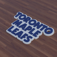 LeafsName.png Toronto Maple Leafs Keychain