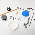 Voyager Parts.jpg Voyager Satellite Masaüstü Modeli