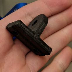 IMG_20181229_184252.jpg Free 3D file 2020 v-slot right-angle male mount for articulating camera arm・3D print model to download