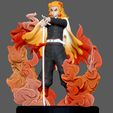 2.jpg RENGOKU 2 KIMETSU NO YAIBA ANIME STATUE CHARACTER 3D print model