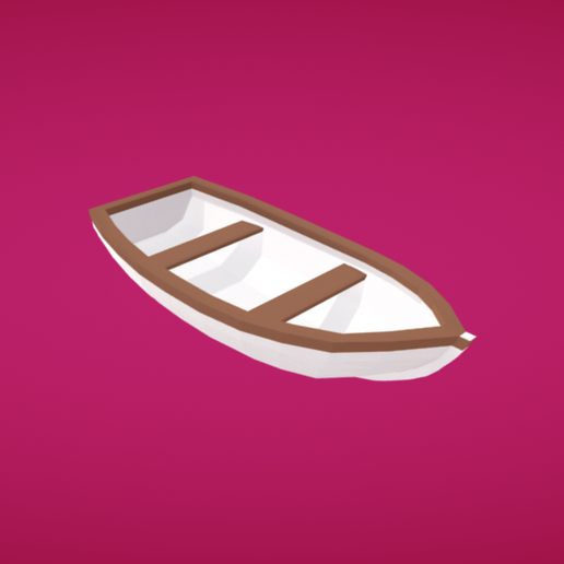 Rowboat - 3D model önizlemesi