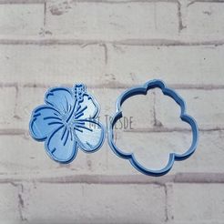 flor-hawaiana.jpeg STL file Hibiscus 7.5 Hawaiian Flower・Design to download and 3D print