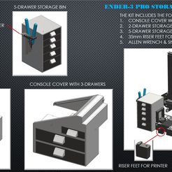 1_Ender-3_Cover.jpg Fichier STL Ender 3 Pro Storage Mod Kit・Plan pour impression 3D à télécharger