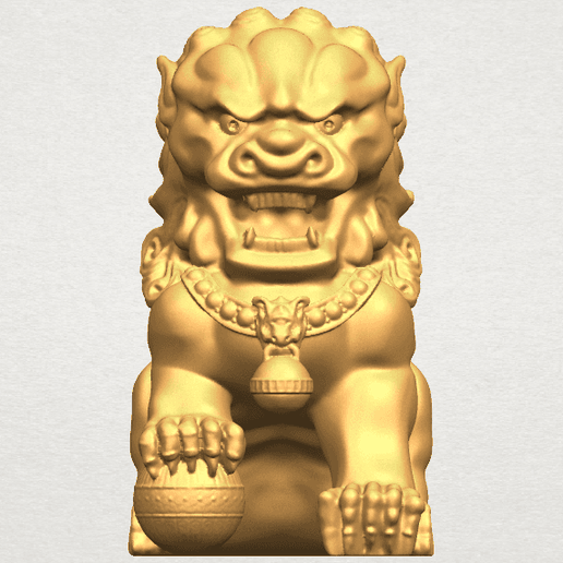Chinese Lion 3D model