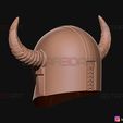18.jpg Viking Mandalorian Helmet - Buffalo Horns - High Quality Model
