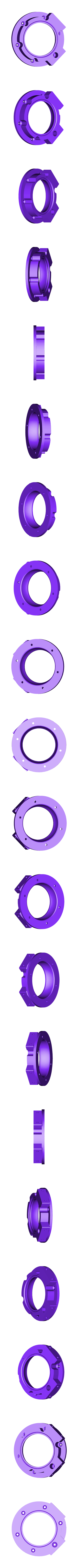 MRH-Swashplate-Lwr301.stl Main-Rotor-Head, for Helicopter, Fully Articulated Type