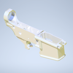 Render-LR.png STL file AR 15 Lower Receiber Original・3D print model to download