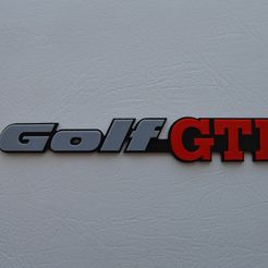 Vw-Golf-Mk2-GTI-trasera_01.jpg Rear hatchback emblem VW Golf "Gti" MK2 / Rear hatchback emblem VW Golf "Gti" MK2