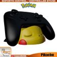Pikachu-durmiendo-Pokemon-Soporte-Control-3.jpg 沉睡的皮卡丘 / 宠物小精灵控制支持