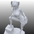 Clayfull-Camera-4.png Pink Skirt 3D print model - Sweetie girl 3D print model