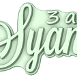 3-ans-Syana_e.png 3 Ans Syana 3 Ans Syana personalized cookie cutter
