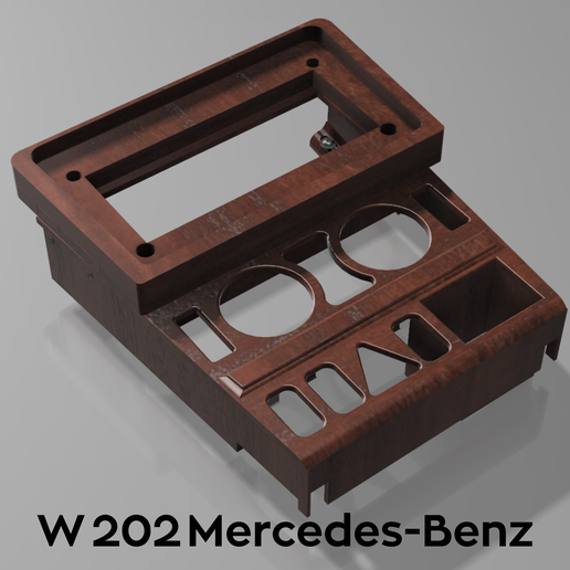 Mercedes W202 Center Console – 10" Screen Upgrade