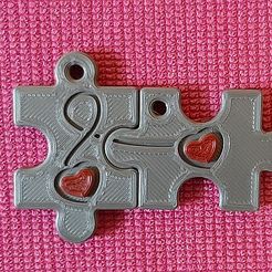 20220205_150452.jpg Valentines day, Puzzle Key Pendant Heart
