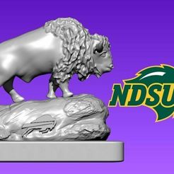 logo-north-dakota-state-bison-football-wood-cnc-3d-print-3d-model-obj-stl.jpg Archivo STL Logo North Dakota State Bison football - Madera CNC - Impresión 3D Modelo de impresión 3D・Objeto de impresión 3D para descargar