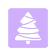 D821.stl Simple Christmas Tree Stencil - Simple Christmas Tree Stencil STL