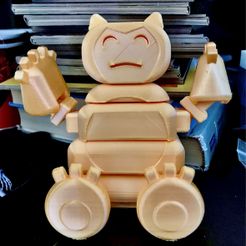 Sitting-Snorlax.jpg Free STL file Robo Snorlax・3D printer design to download