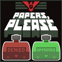 Thumb.jpg 3MF file Papers, Please. | Admission Stamps・3D printable model to download