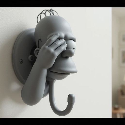 Human Style Hook Wall Mounted Decorative Modern Organizer