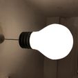 IMG_1393.JPG Download STL file Light_Bulb Lamp V3.1 • 3D printing design, Pipapelaa