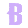 Letter_B.stl Alter Bridge Logo Sign Lamp