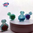 IMG_20220802_122329.jpg STL file Minecraft Bottle・3D printer model to download